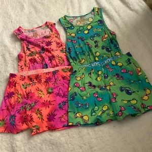 Faded Glory Tank Top and Shorts Set